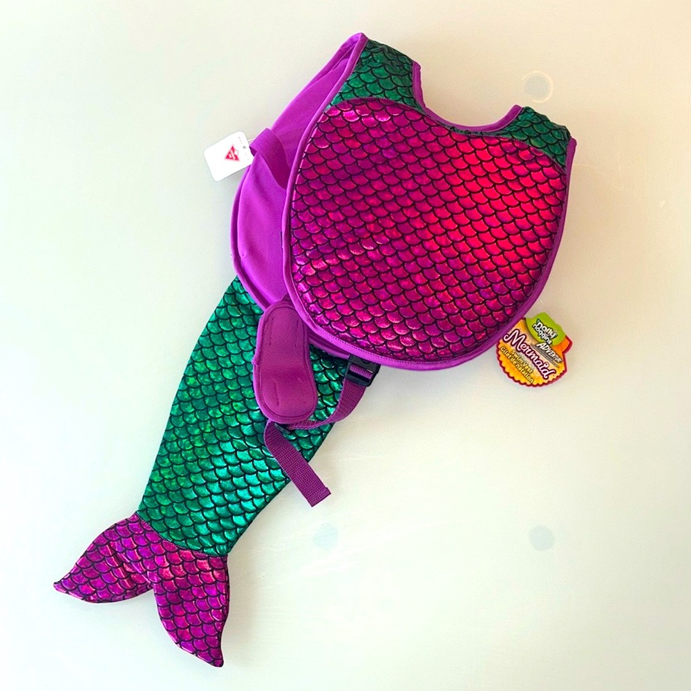 Narly Noggins Kids Mermaid Swim Vest